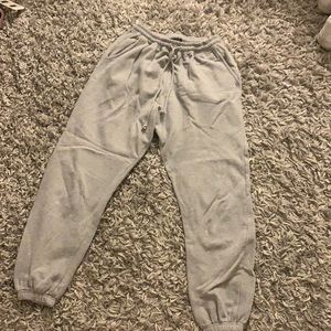 Grey sweats